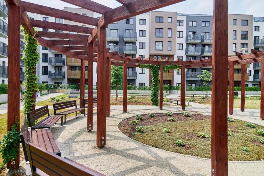 Green Terrace Centrum Apartment Wrocław Buitenkant foto